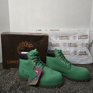 Timberland Men's Vibrant Green Boots